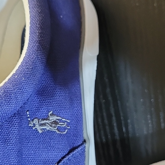 Polo by Ralph Lauren Canvas Boat Shoes Low Top Mens Sz 14 - Picture 6 of 11